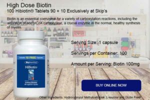 high dose biotin